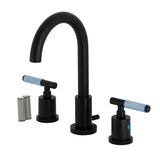 Verona Widespread Bathroom Faucet with Brass Pop-Up