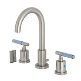 Verona Widespread Bathroom Faucet with Brass Pop-Up