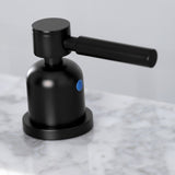 Concord Widespread Bathroom Faucet with Brass Pop-Up