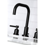 Concord Widespread Bathroom Faucet with Brass Pop-Up