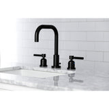 Concord Widespread Bathroom Faucet with Brass Pop-Up