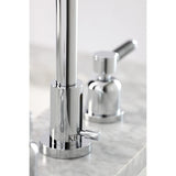 Kaiser Widespread Bathroom Faucet with Brass Pop-Up