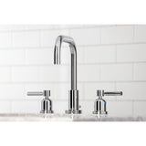 Concord Widespread Bathroom Faucet with Brass Pop-Up