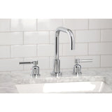 Concord Widespread Bathroom Faucet with Brass Pop-Up