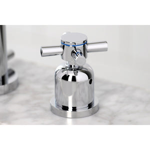 Concord Two-Handle 3-Hole Deck Mount Widespread Bathroom Faucet with Brass Pop-Up