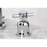 Concord Two-Handle 3-Hole Deck Mount Widespread Bathroom Faucet with Brass Pop-Up