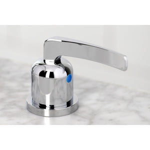 Centurion Two-Handle 3-Hole Deck Mount Widespread Bathroom Faucet with Brass Pop-Up