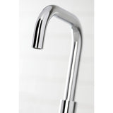 Centurion Two-Handle 3-Hole Deck Mount Widespread Bathroom Faucet with Brass Pop-Up