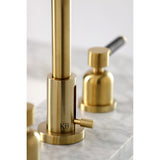 Kaiser Widespread Bathroom Faucet with Brass Pop-Up