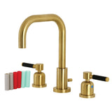 Kaiser Widespread Bathroom Faucet with Brass Pop-Up
