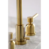 Concord Widespread Bathroom Faucet with Brass Pop-Up