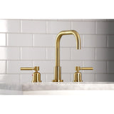 Concord Widespread Bathroom Faucet with Brass Pop-Up