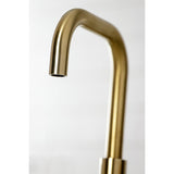 Centurion Two-Handle 3-Hole Deck Mount Widespread Bathroom Faucet with Brass Pop-Up