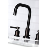 Concord Widespread Bathroom Faucet with Brass Pop-Up