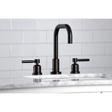Concord Widespread Bathroom Faucet with Brass Pop-Up