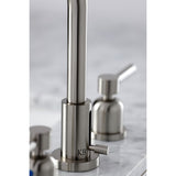 Concord Widespread Bathroom Faucet with Brass Pop-Up