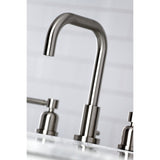 Concord Widespread Bathroom Faucet with Brass Pop-Up