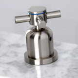 Concord Two-Handle 3-Hole Deck Mount Widespread Bathroom Faucet with Brass Pop-Up