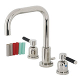 Kaiser Widespread Bathroom Faucet with Brass Pop-Up