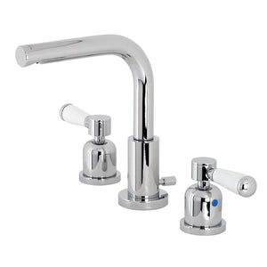 Paris Two-Handle 3-Hole Deck Mount Widespread Bathroom Faucet with Brass Pop-Up Drain