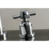 Concord Two-Handle 3-Hole Deck Mount Widespread Bathroom Faucet with Brass Pop-Up