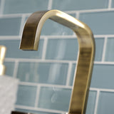 NuvoFusion Two-Handle 3-Hole Deck Mount Widespread Bathroom Faucet with Pop-Up Drain