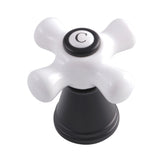 Porcelain Cross Handle (Cold Side)