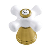 Porcelain Cross Handle (Cold Side)