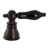 Black Porcelain Lever Handle (Cold Side)