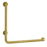 Made To Match 24-Inch x 24-Inch L-Shaped Stainless Steel ADA Grab Bar - Right Hand
