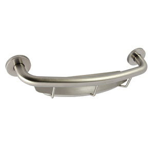 Meridian 18-Inch Stainless Steel Grab Bar with Shelf