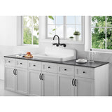 Petra Galley 33-Inch Cast Iron Single Bowl Wall Mount Kitchen Sink