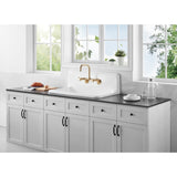Petra Galley 36-Inch Cast Iron Single Bowl Wall Mount Kitchen Sink