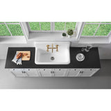 Petra Galley 36-Inch Cast Iron Single Bowl Wall Mount Kitchen Sink