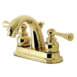 Vintage Double-Handle 3-Hole Deck Mount 4-Inch Centerset Bathroom Faucet with Pop-Up Drain