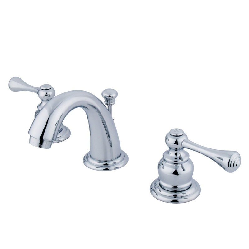 Vintage Two-Handle 3-Hole Deck Mount Widespread Bathroom Faucet with Pop-Up Drain