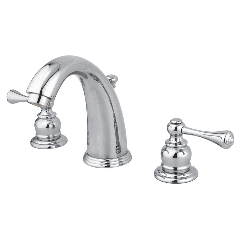 Vintage Two-Handle 3-Hole Deck Mount Widespread Bathroom Faucet with Pop-Up Drain