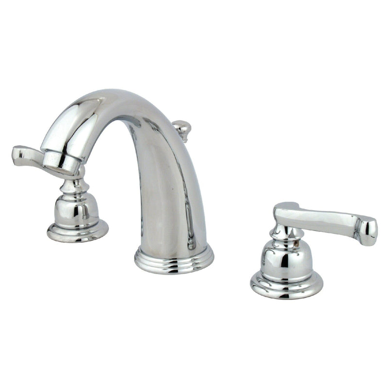 Royale Two-Handle 3-Hole Deck Mount Widespread Bathroom Faucet with Pop-Up Drain