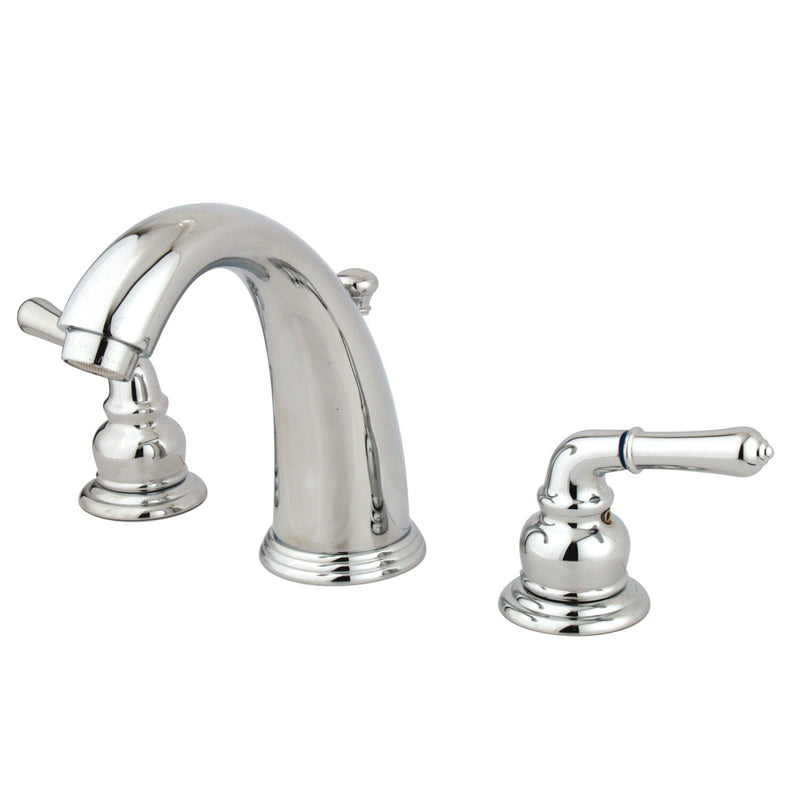 Magellan Two-Handle 3-Hole Deck Mount Widespread Bathroom Faucet with Pop-Up Drain