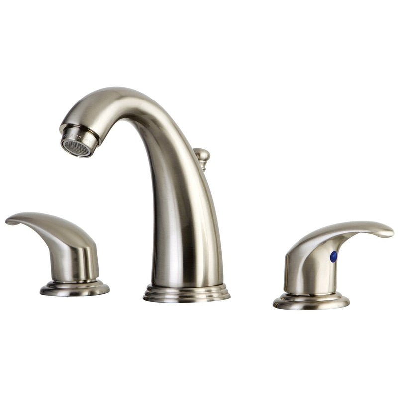 Legacy Two-Handle 3-Hole Deck Mount Widespread Bathroom Faucet with Pop-Up Drain