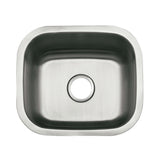 Loft 16-Inch Stainless Steel Single Bowl Undermount Bar Prep Sink