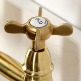Essex Double-Handle 2-Hole Deck-Mount Pre-Rinse Bridge Kitchen Faucet