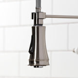Essex Double-Handle 2-Hole Deck-Mount Pre-Rinse Bridge Kitchen Faucet