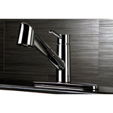 Wilshire Single-Handle 1-or-3 Hole Deck Mount Pull-Out Sprayer Kitchen Faucet