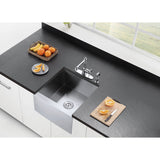 American Classic Single-Handle 2-or-4 Hole Kitchen Faucet with Brass Sprayer