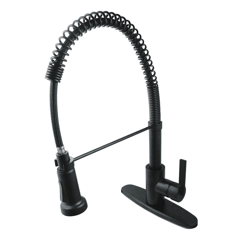 Continental Single-Handle 1-or-3 Hole Deck Mount Pre-Rinse Kitchen Faucet