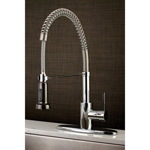 Kaiser Single-Handle 1-or-3 Hole Deck Mount Pre-Rinse Kitchen Faucet