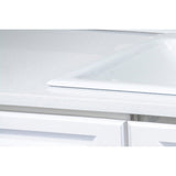 Towne 25-Inch Cast Iron Self-Rimming Single Bowl Drop-In Kitchen Sink (4-Hole)