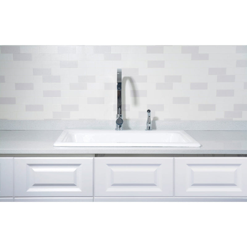 Towne 33-Inch Cast Iron Self-Rimming Single Bowl Drop-In Kitchen Sink (2-Hole)