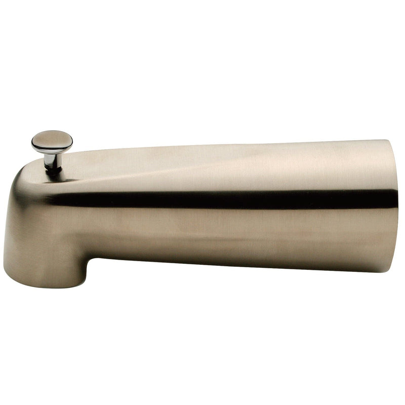 Shower Scape 7-Inch Zinc Tub Faucet Spout with Diverter